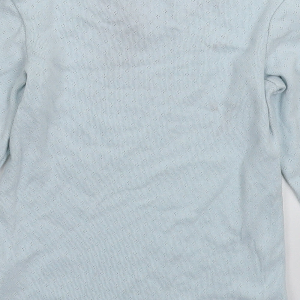 Marks and Spencer Boys Blue Pullover Jumper Size 6-7 Years