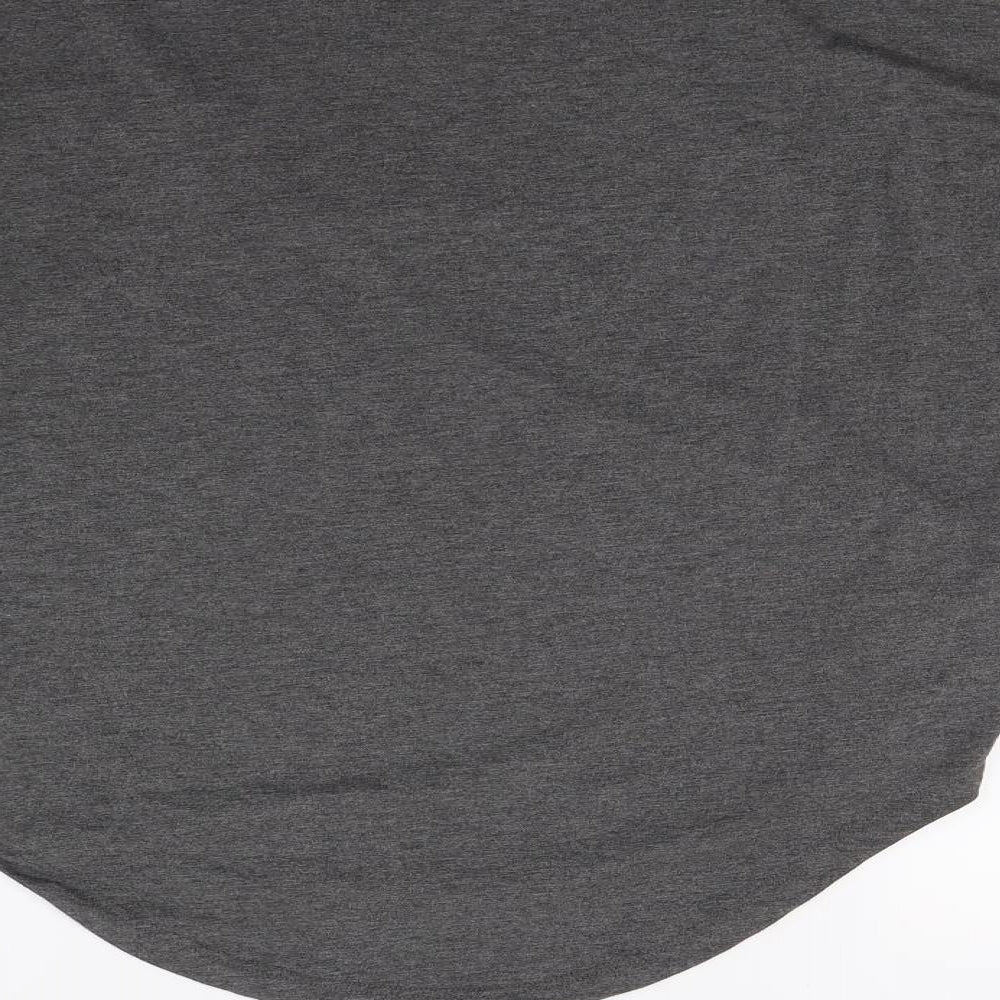 Peacocks Womens Grey Jersey Basic T-Shirt Size 10