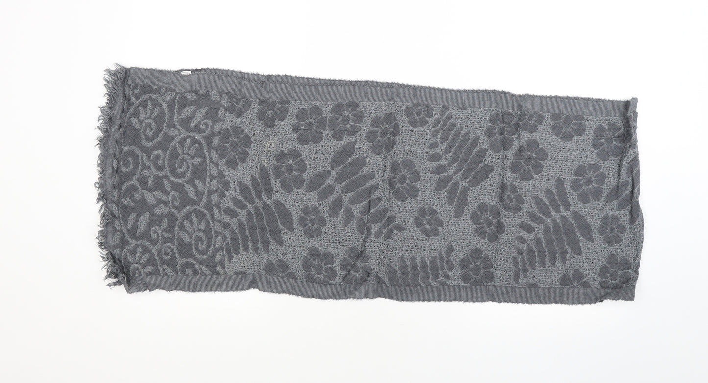 Per Una Womens Grey Floral Shawl/Wrap