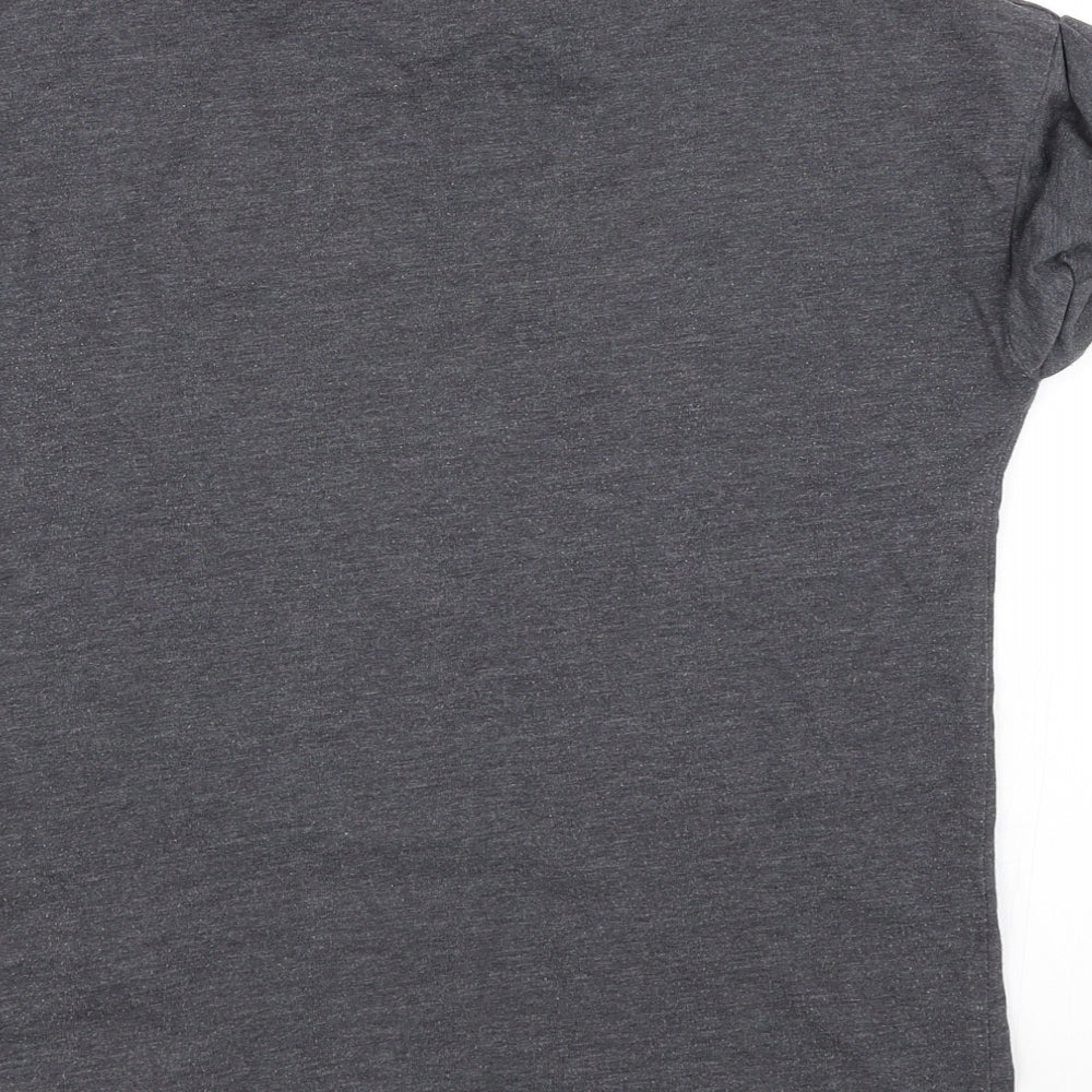 YD Girls Grey Basic T-Shirt Size 9-10 Years