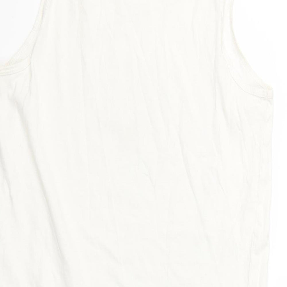 Cedar Wood State Womens White Basic Blouse Size S