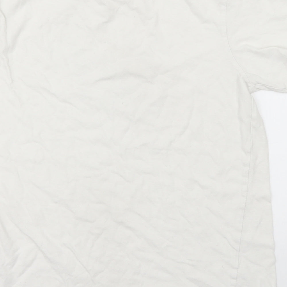 Primark Boys White Basic T-Shirt Size 9-10 Years