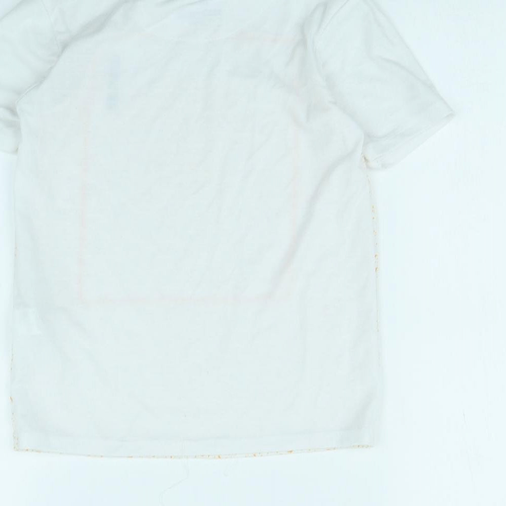River Island Boys White Basic T-Shirt Size 5 Years