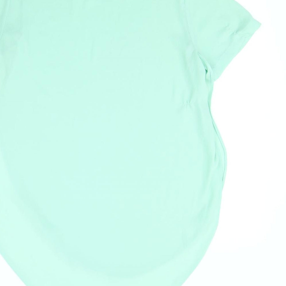 Topshop Womens Green Basic Tank Size 6