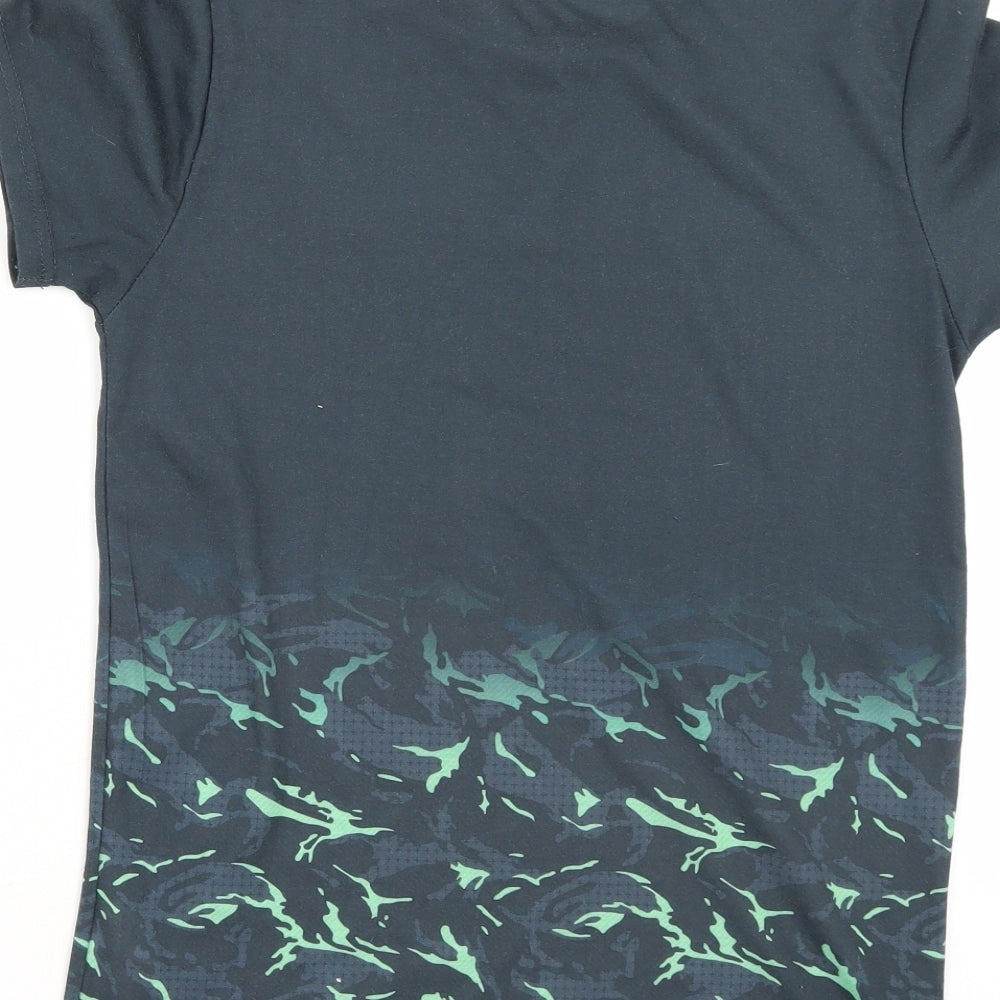Rebel Boys Multicoloured Camouflage Basic T-Shirt Size 12-13 Years