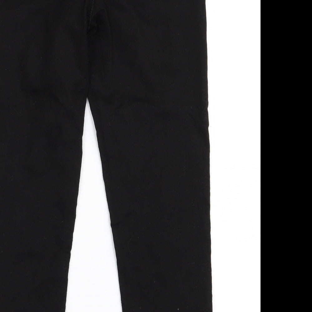 Preworn Girls Black Skinny Jeans Size 6 Years