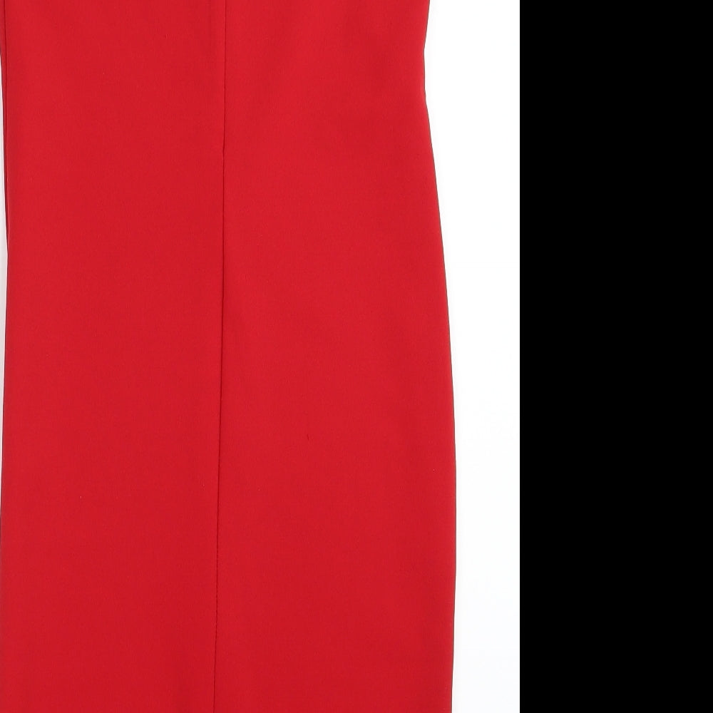 bikbox Womens Red A-Line Size M