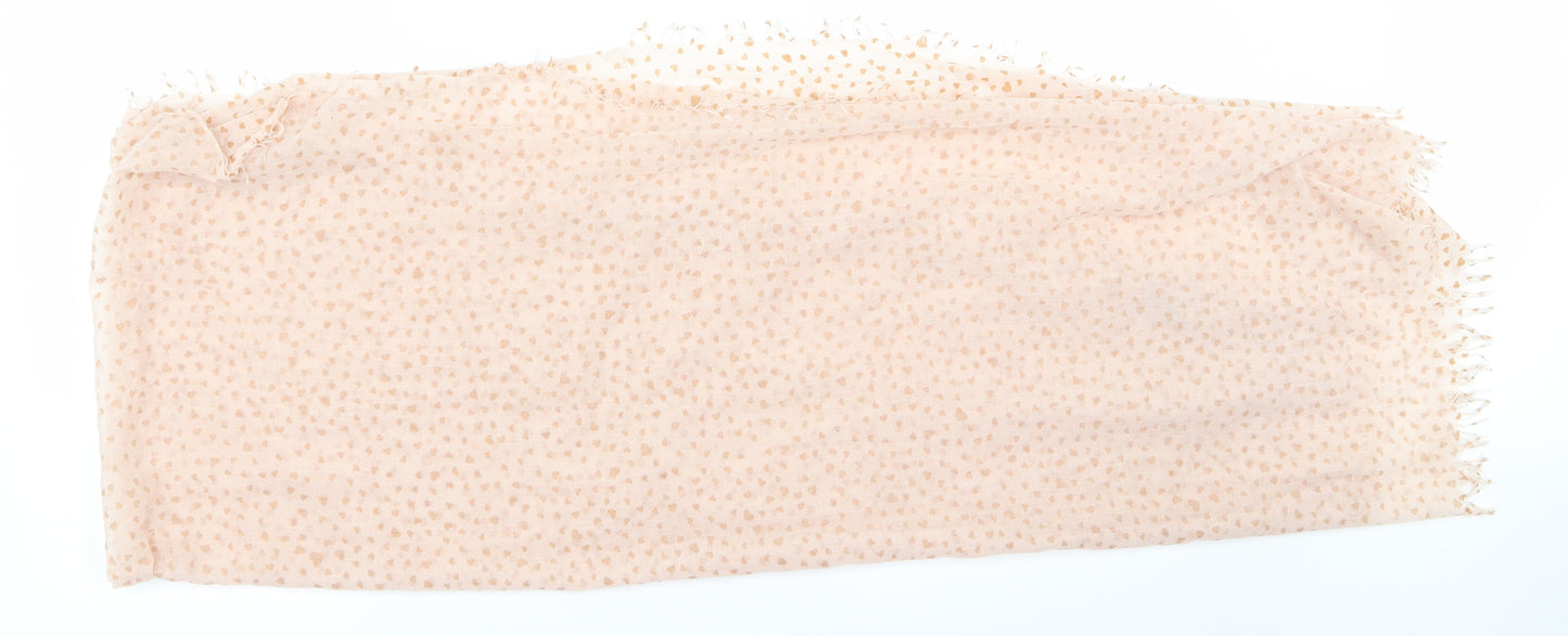 Preworn Unisex Pink Polka Dot Scarf