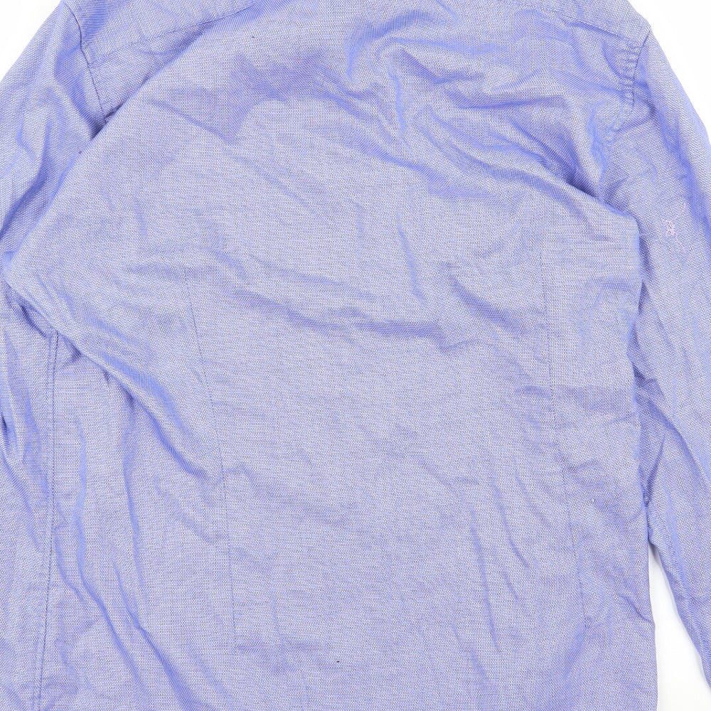 Cubus Mens Blue Button-Up Size L