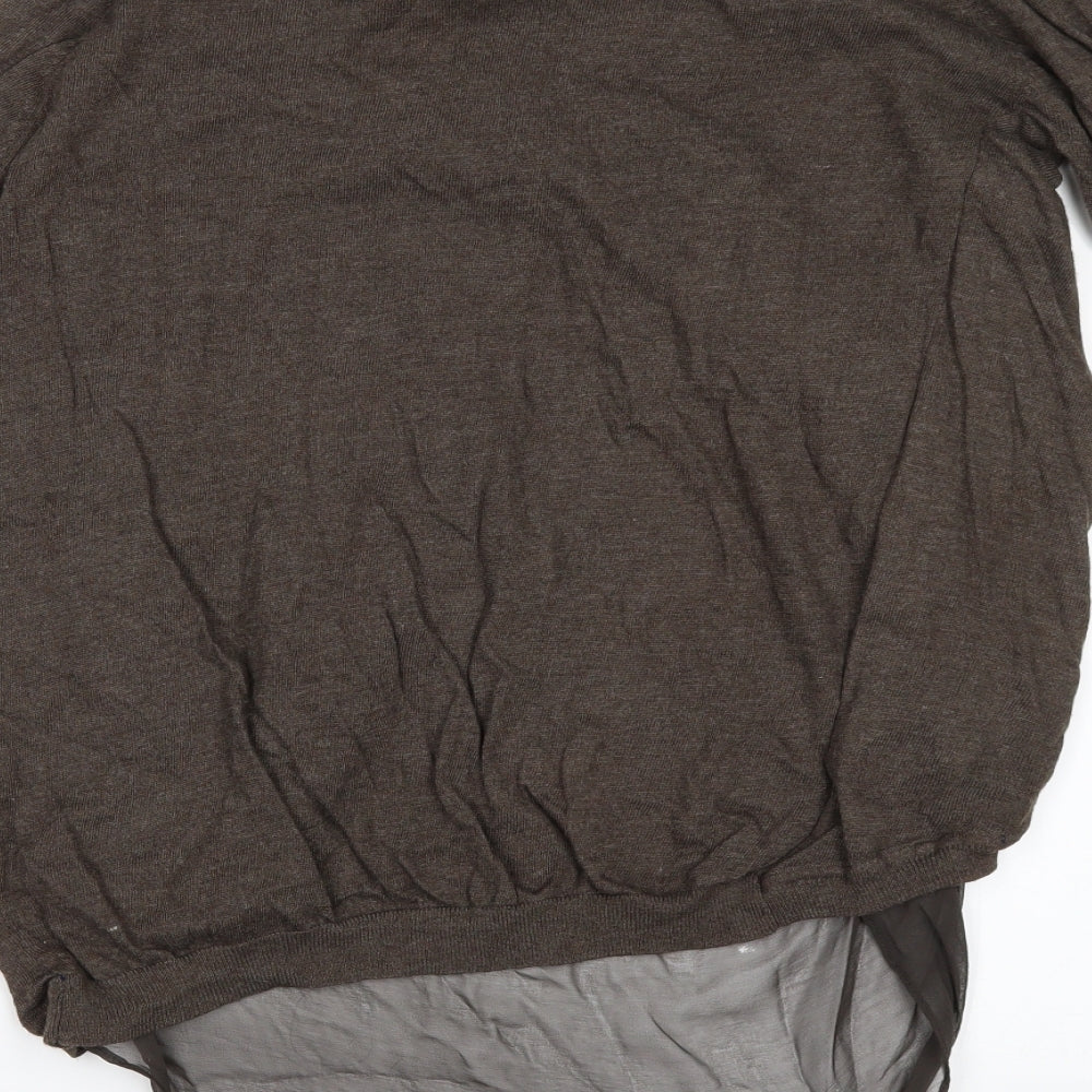 Preworn Womens Brown Pullover Jumper Size M