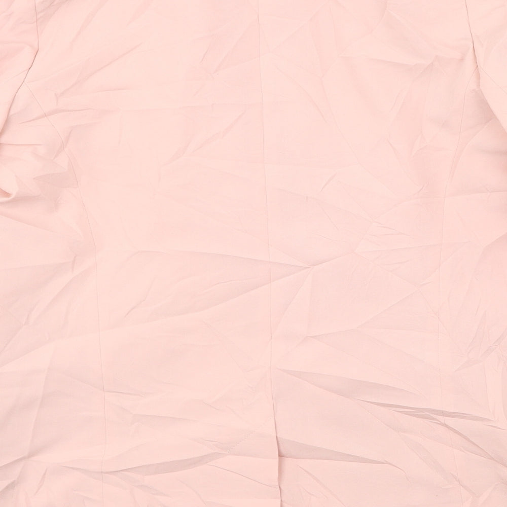 Pull&Bear Womens Pink Jacket Blazer Size 30