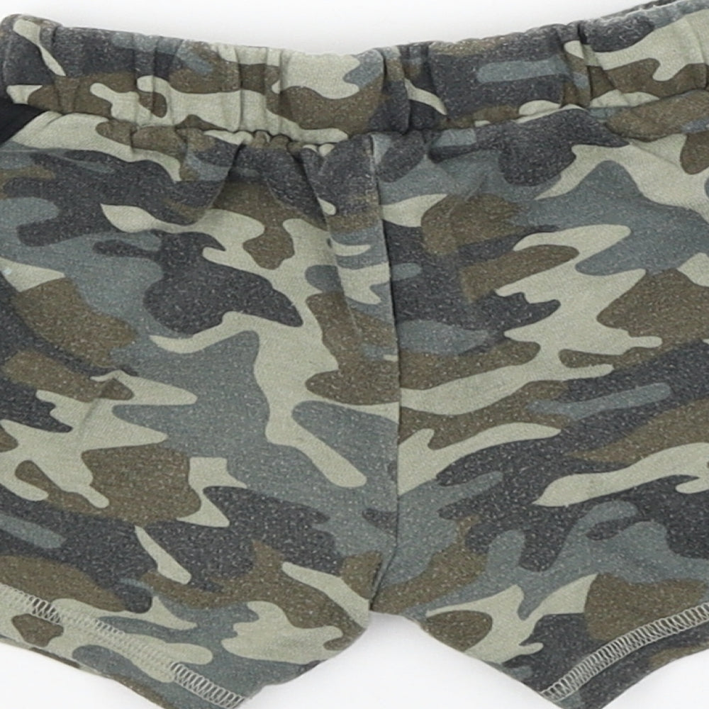 Fred and Flo Baby Green Camouflage Cropped Trousers Size 18-24 Months