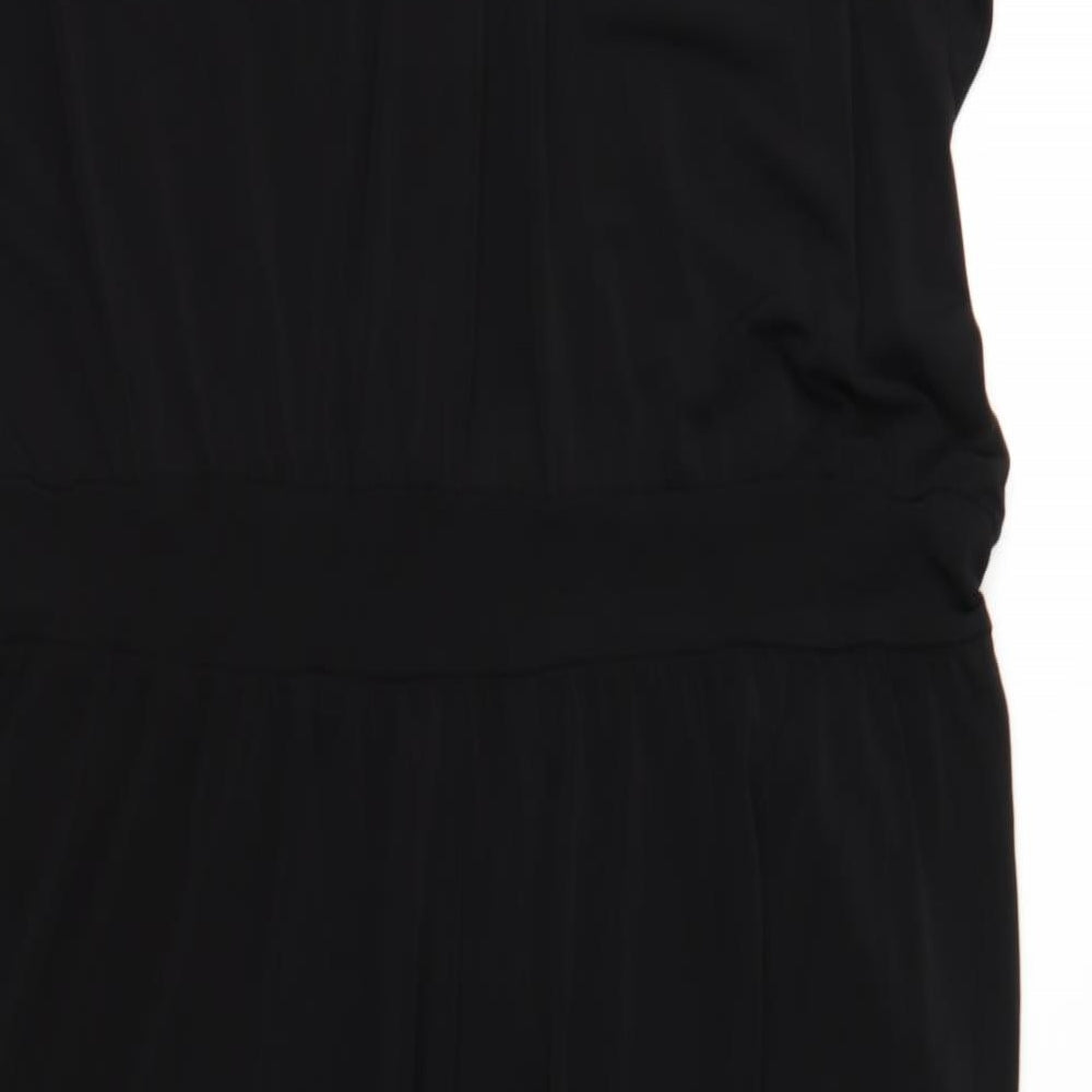 Ruth Langsford Womens Black Jumpsuit One-Piece Size 28 L26 in