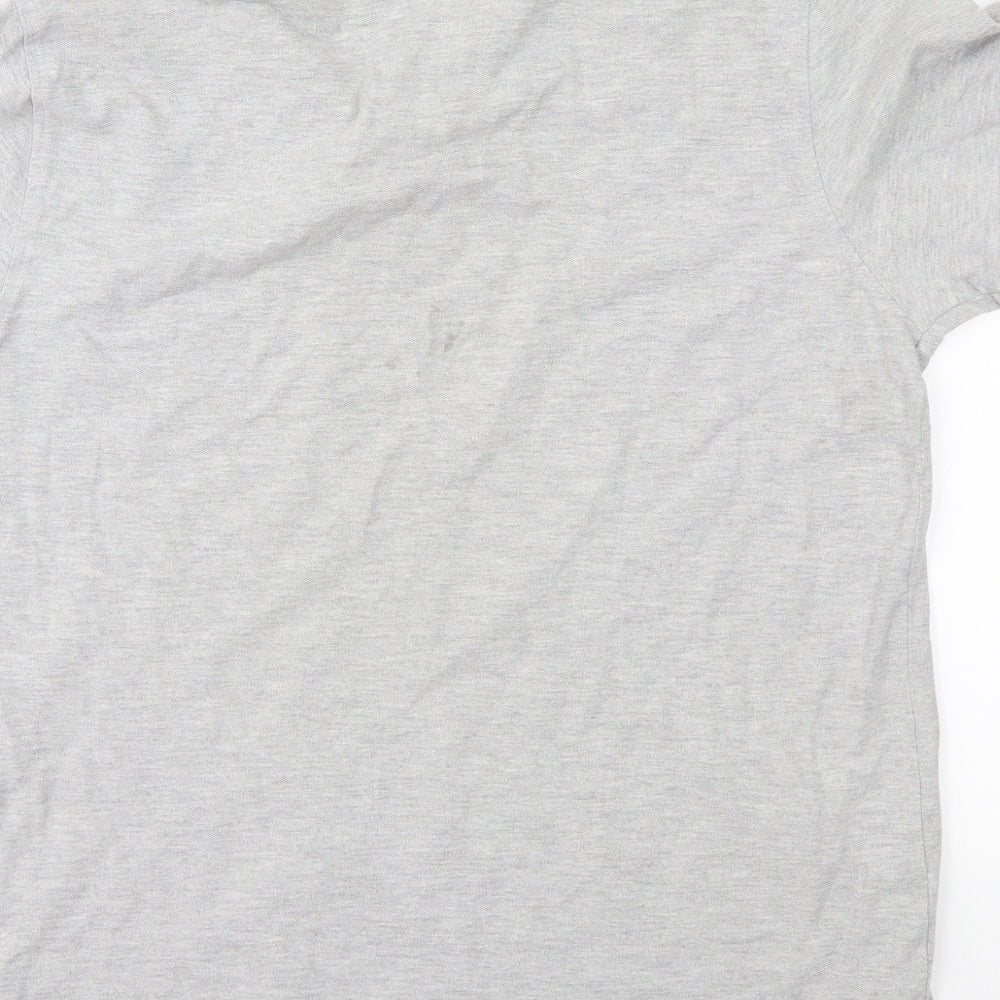 Easy Mens Grey Polo Size L
