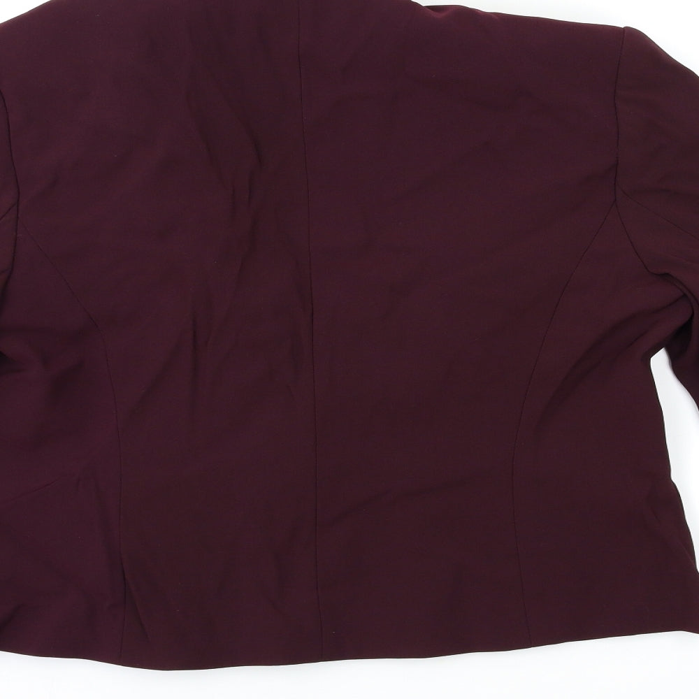 Kaleidoscope Womens Red Jacket Coat Size 16