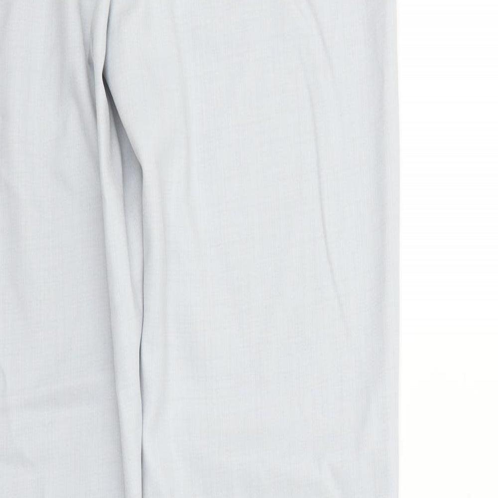 Marks and Spencer Womens Grey Trousers Size 10 L28 in