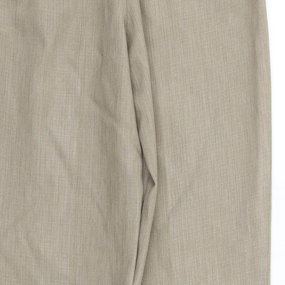 Marks and Spencer Womens Beige Trousers Size 10 L25 in