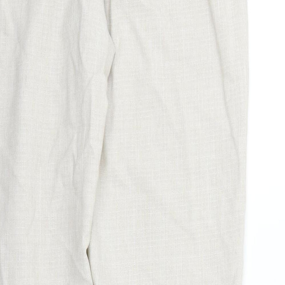 Marks and Spencer Womens Beige Trousers Size 12 L30 in