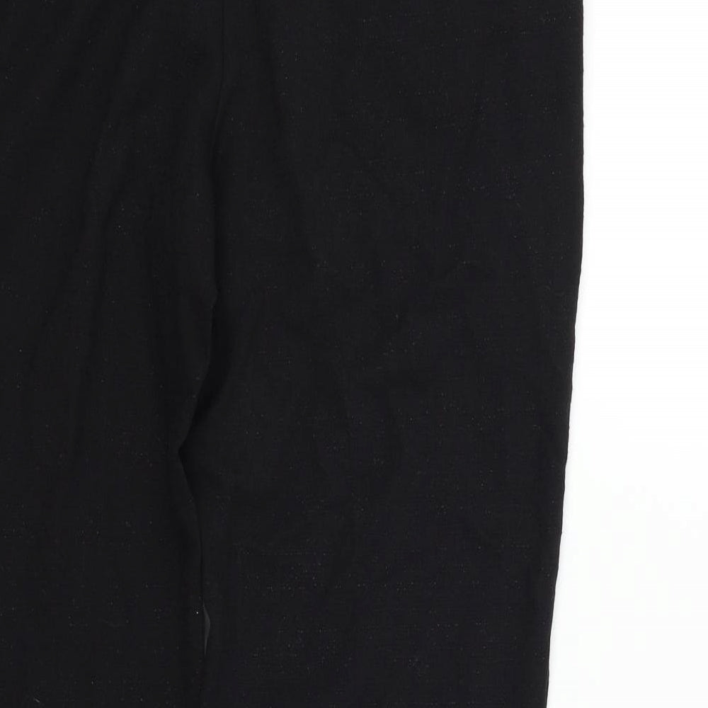 Soon Womens Black Trousers Size 10 L25 in
