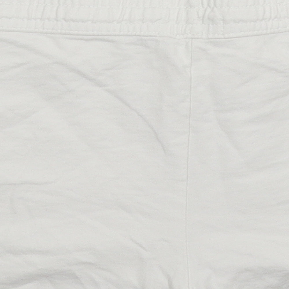 Matalan Womens White Sweat Shorts Size 14