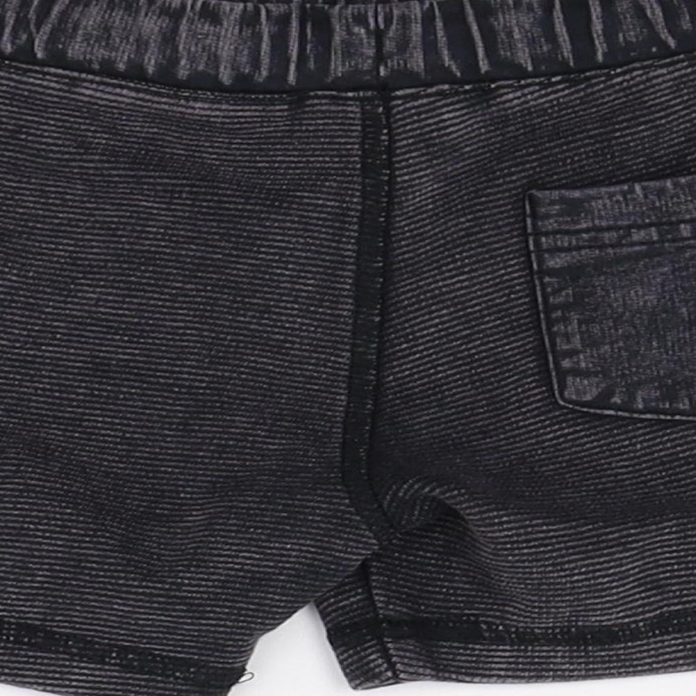 Fred & flo Baby Black Cropped Trousers Size 6-9 Months