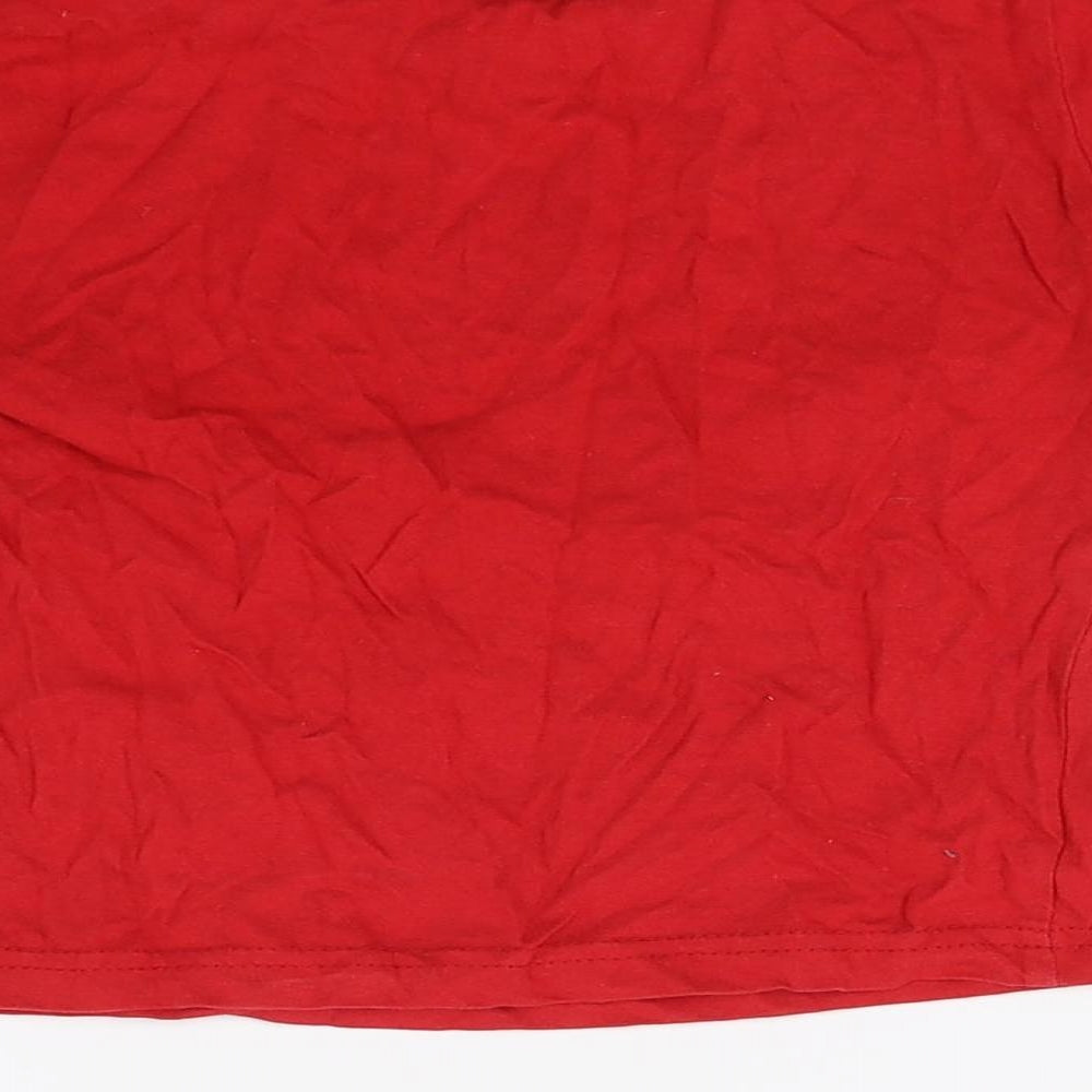 Primark Boys Red Jersey Basic T-Shirt Size 2-3 Years - Best Bro Ever