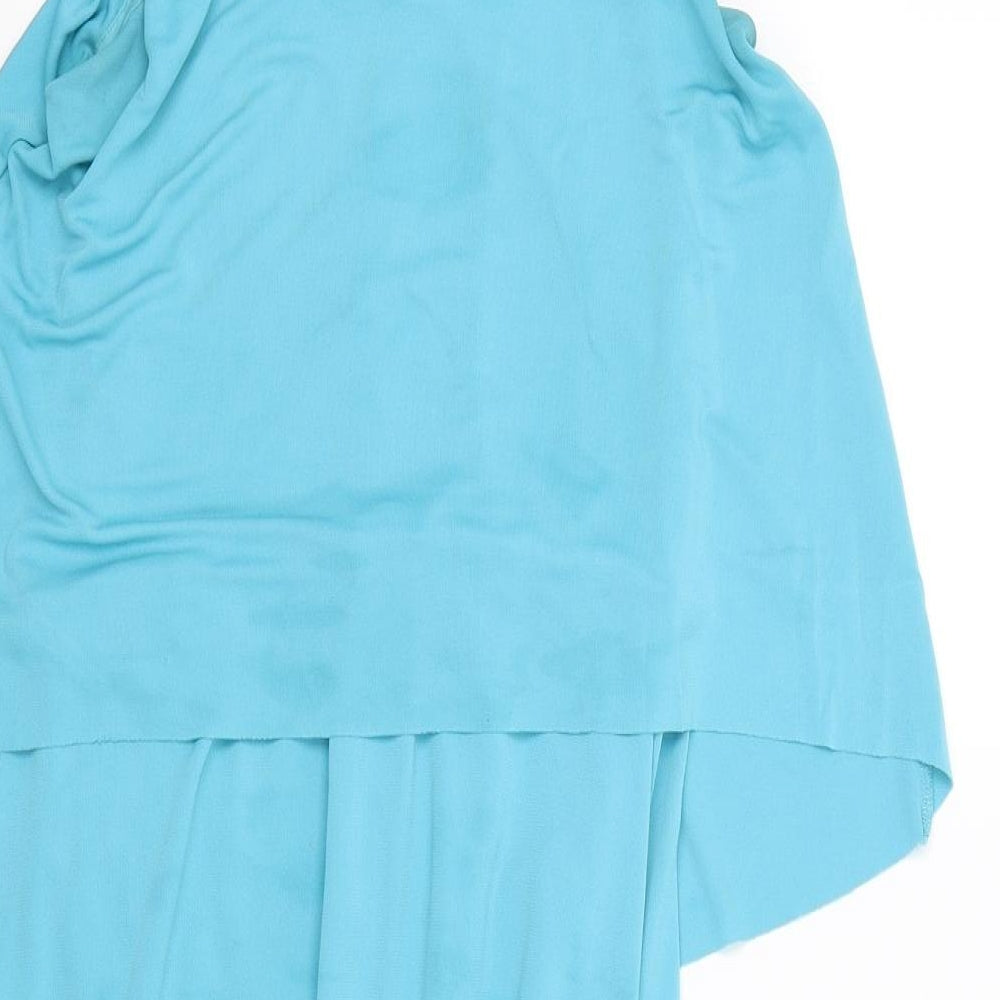 Uterque Womens Blue Ball Gown Size S