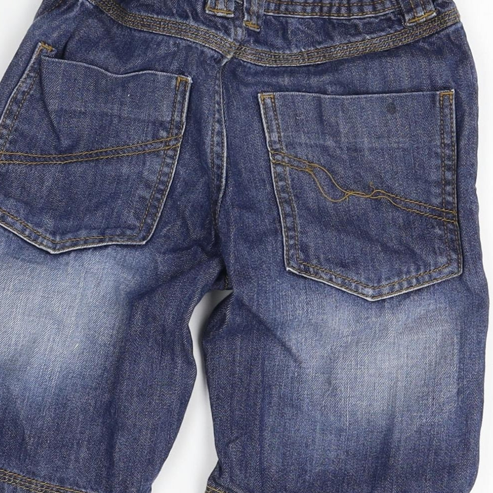 F&F Boys Blue Denim Straight Jeans Size 5-6 Years