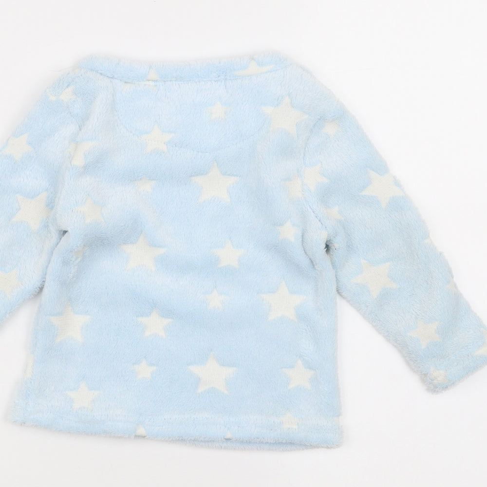 Glow in the dark Girls Blue Pullover Jumper Size 2-3 Years - glow in the dark