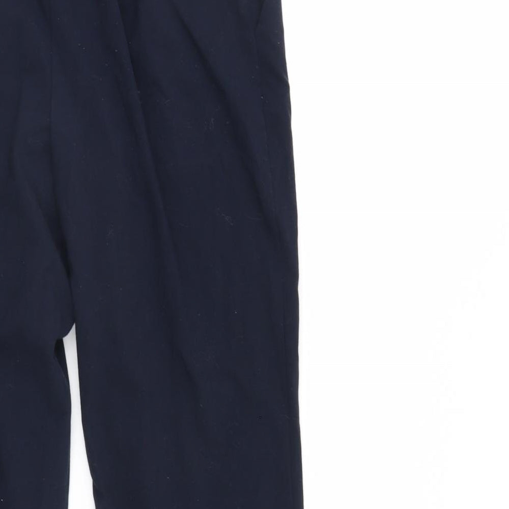 M&S Womens Blue Trousers Size 10 L27 in