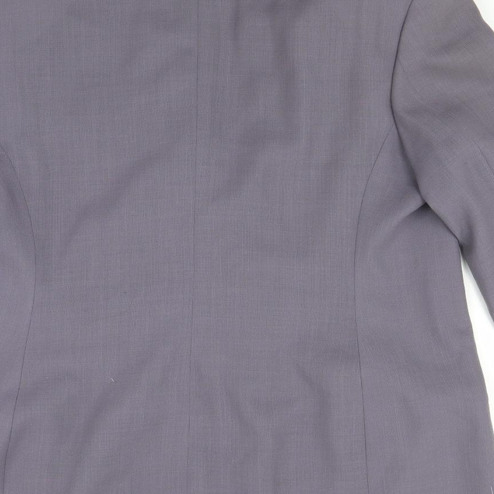 JH Collectibles Womens Purple Jacket Suit Jacket Size 12