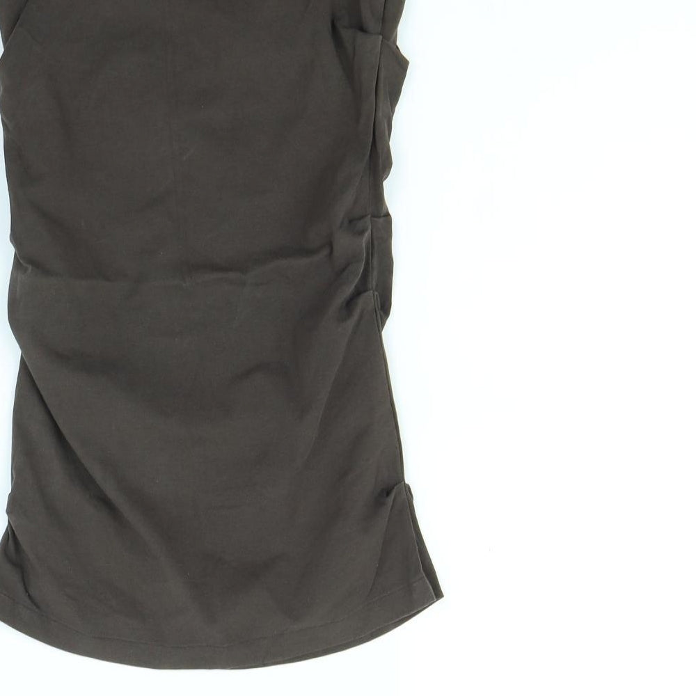 United Colors of Benetton Womens Brown Peasant Skirt Size 26