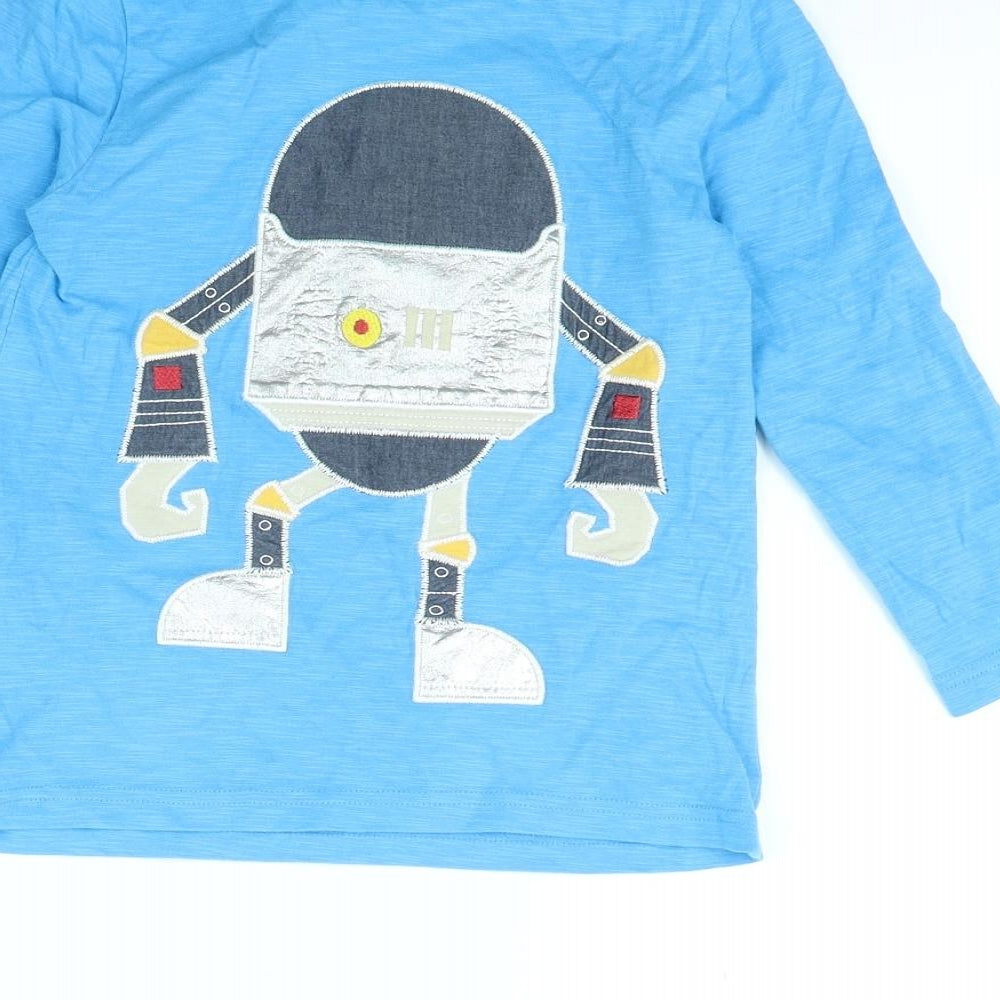 Nutmeg Boys Blue Basic T-Shirt Size 5 Years