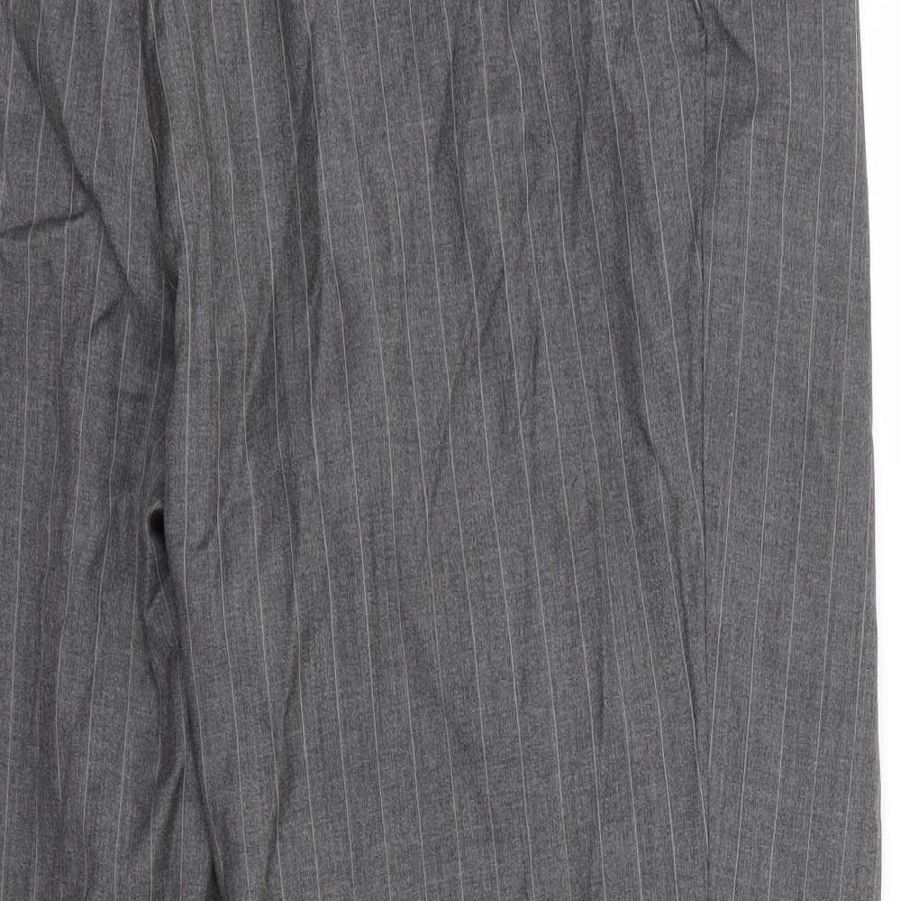 Preworn Womens Grey Trousers Size 40 L30 in