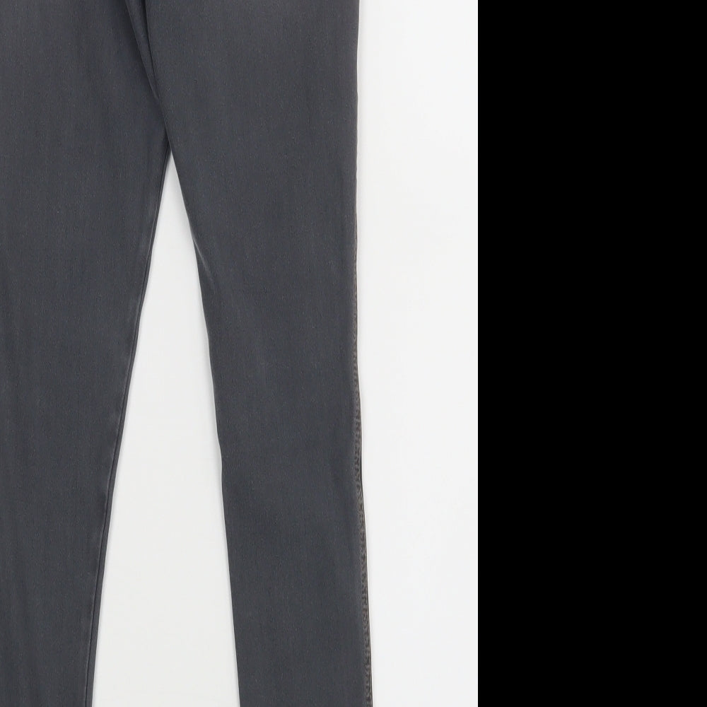 Topshop Womens Black Trousers Size 8 L26 in