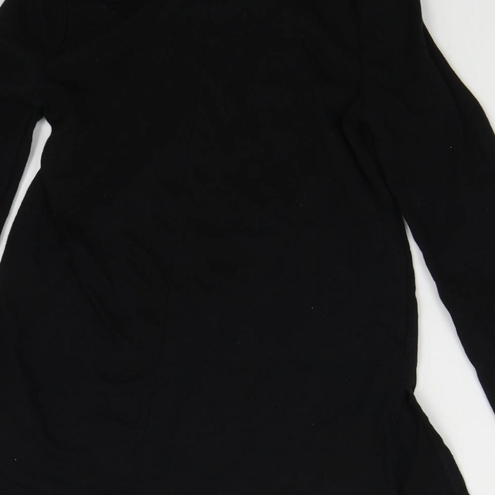 Epic Threads Girls Black Basic T-Shirt Size S