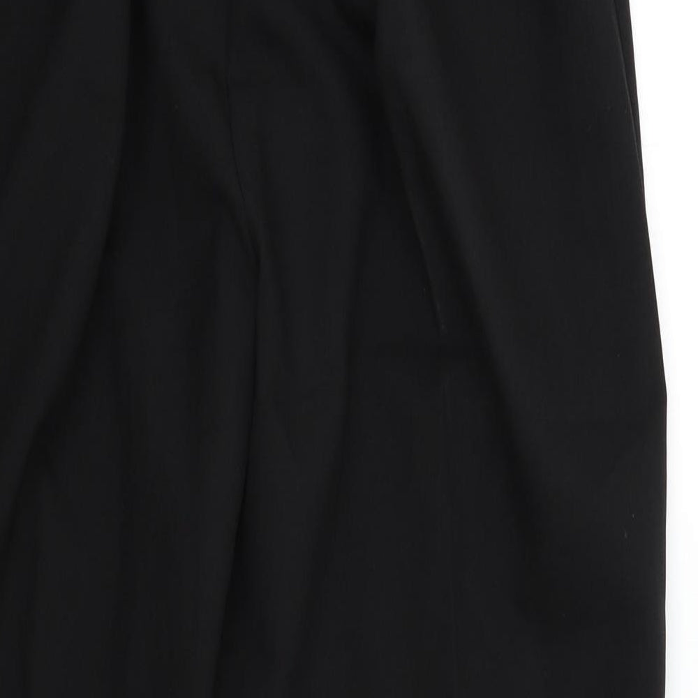 Preworn Womens Black Trousers Size 20 in L25 in