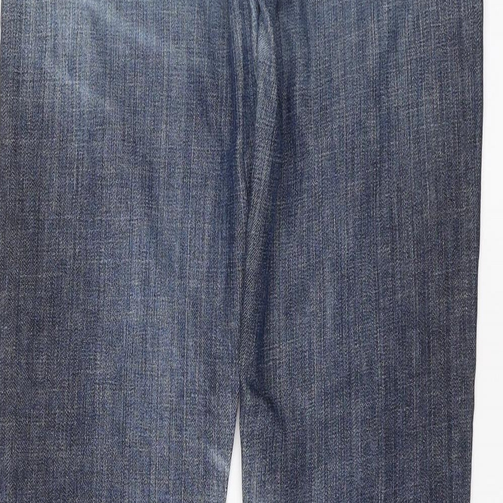 Matchstick Womens Blue Denim Straight Jeans Size 27 in L29 in