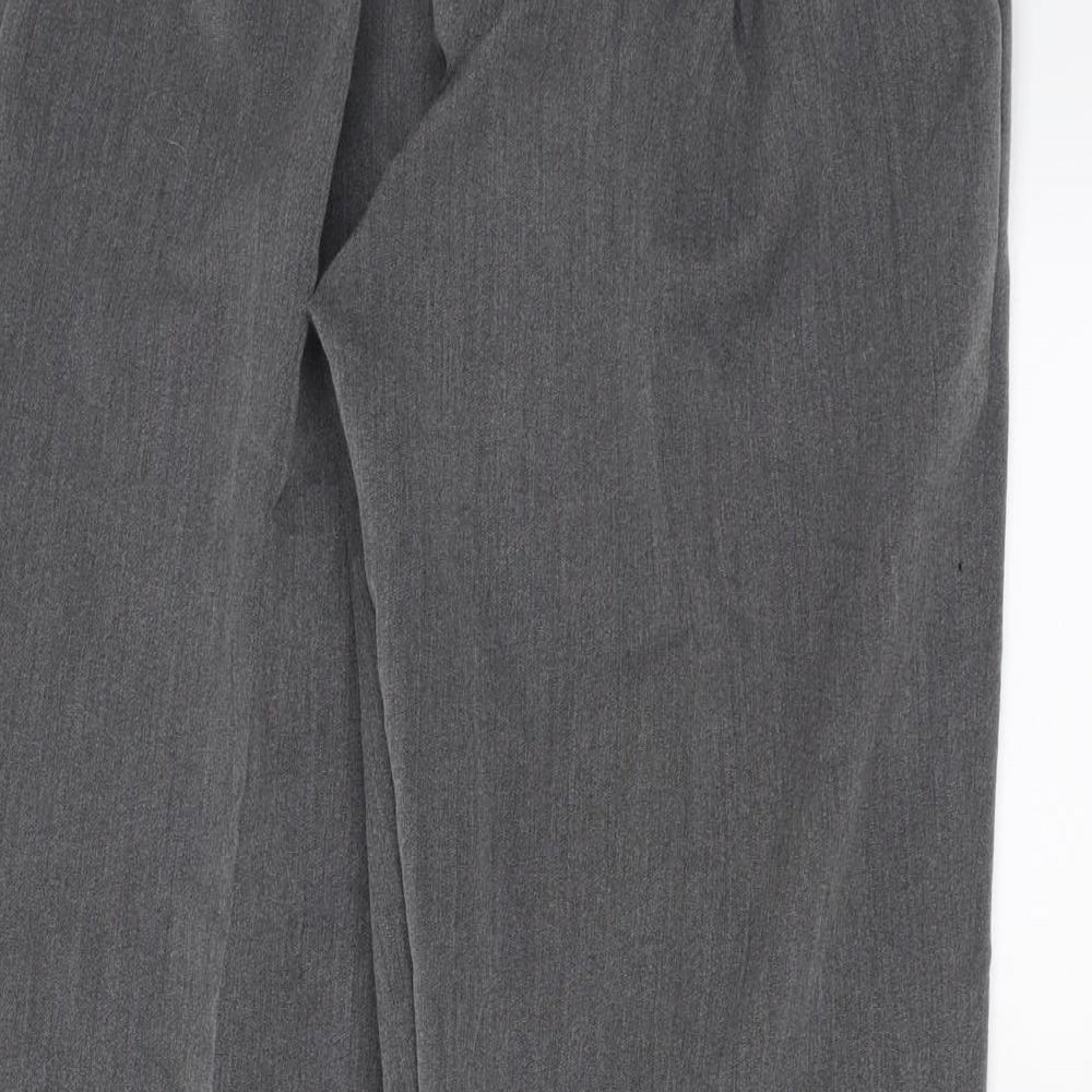 Preworn Womens Grey Trousers Size 14 L24 in