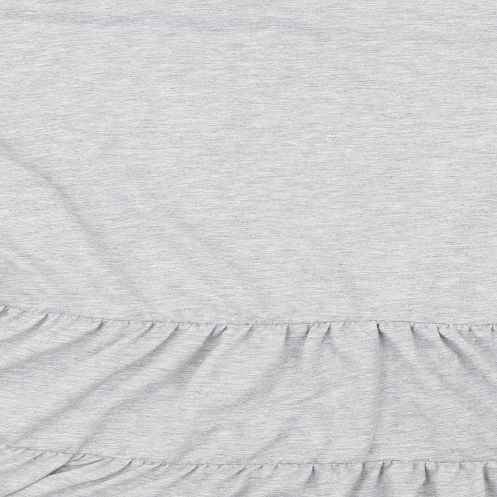 CAMEO ROSE Womens Grey A-Line Size S