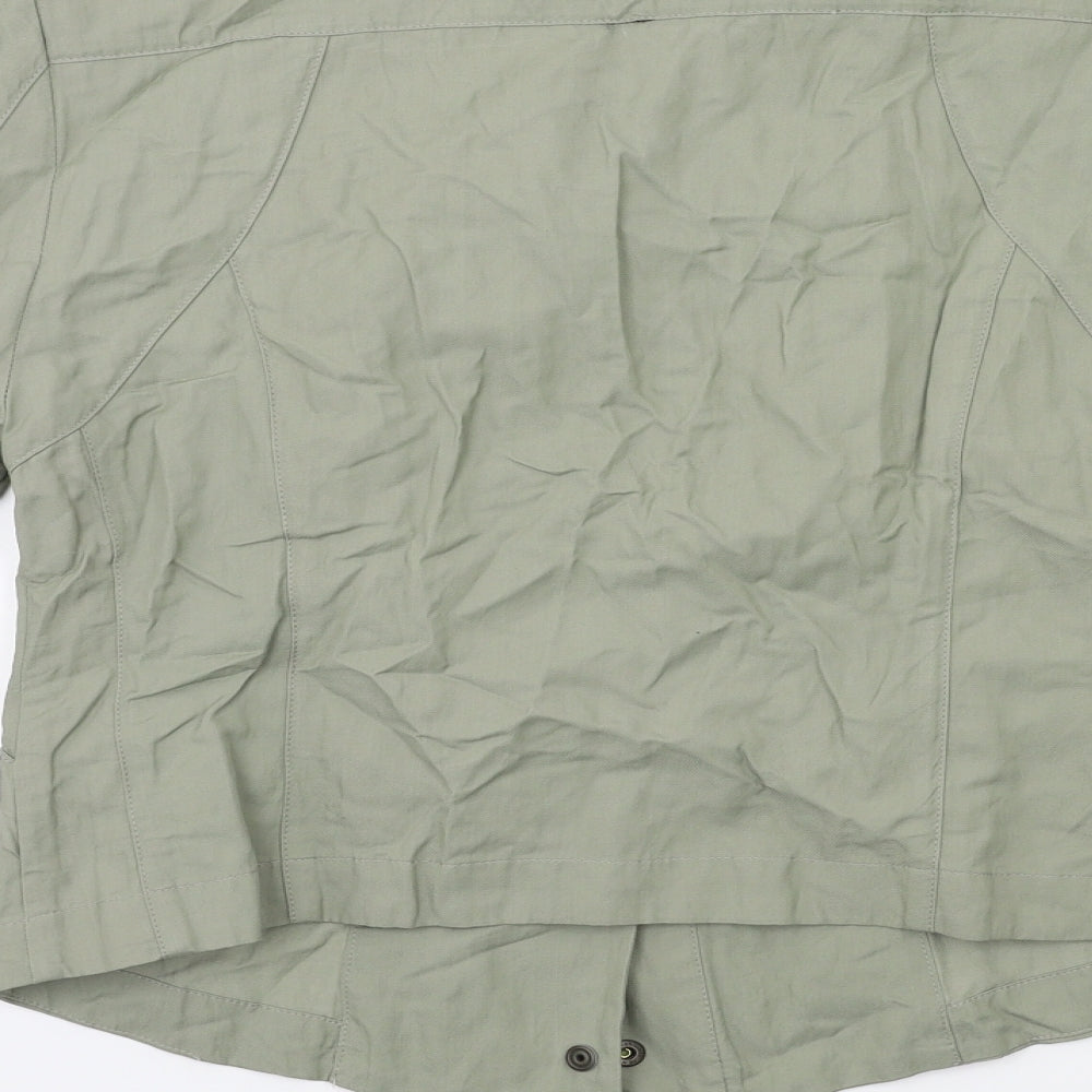 Preworn Womens Green Jacket Size 12