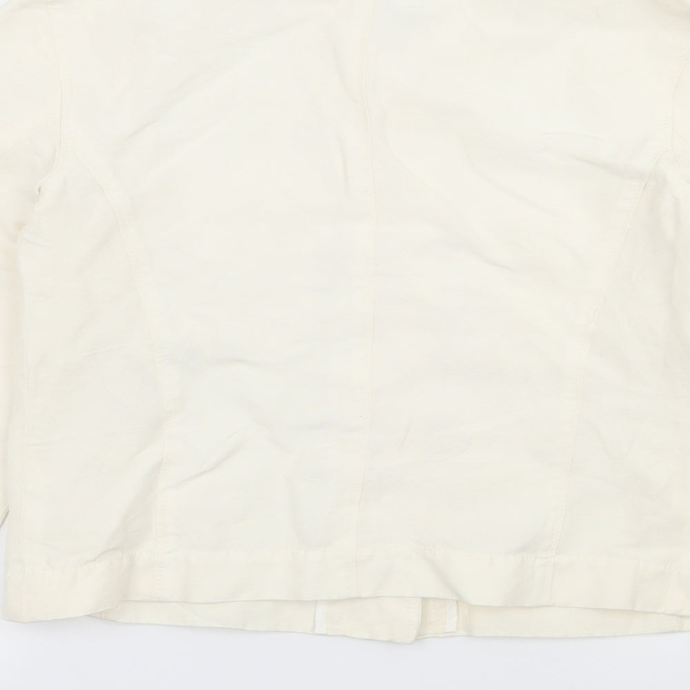 Episode Womens Ivory Jacket Size 6