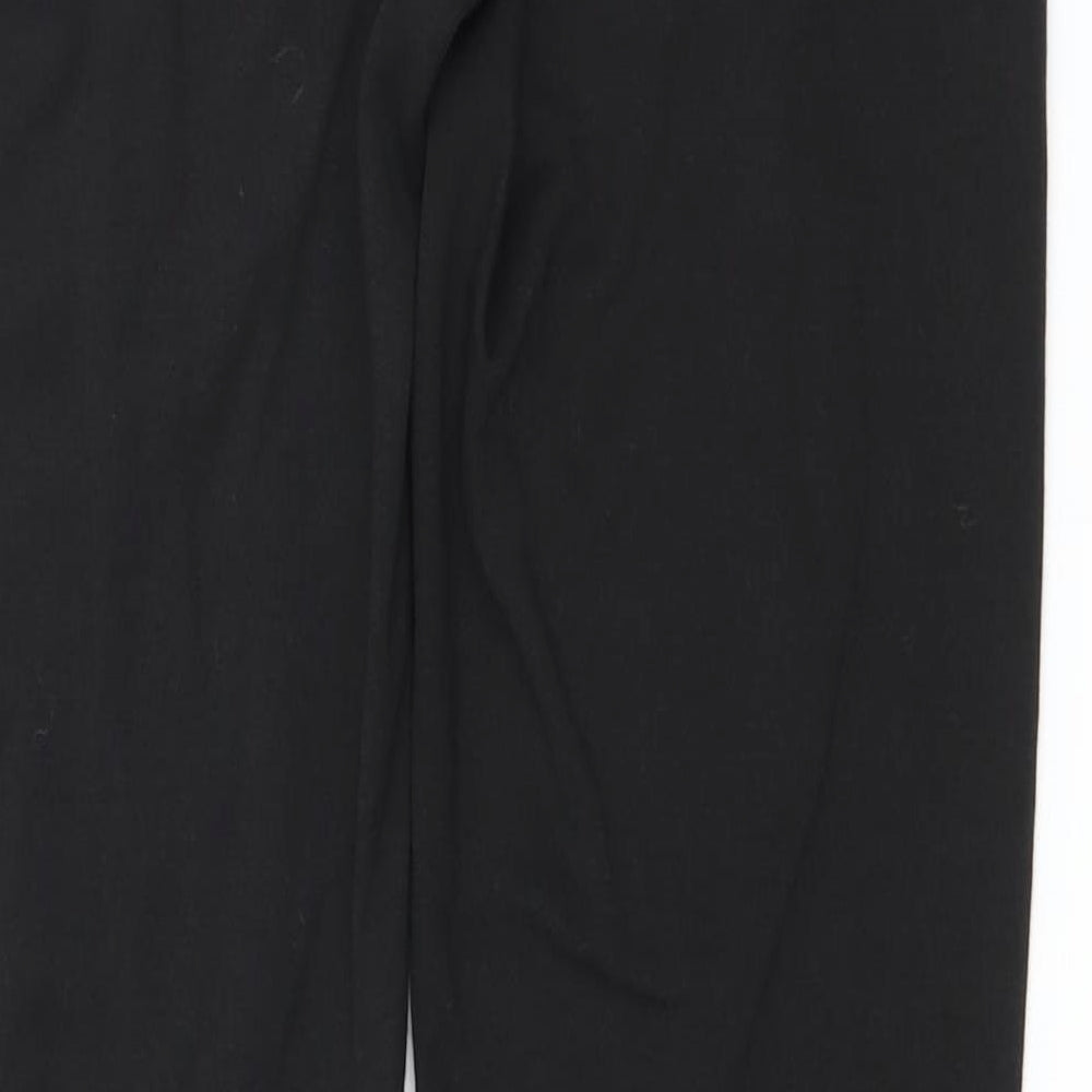Yessica Womens Black Jersey Capri Leggings Size 30 in L25 in