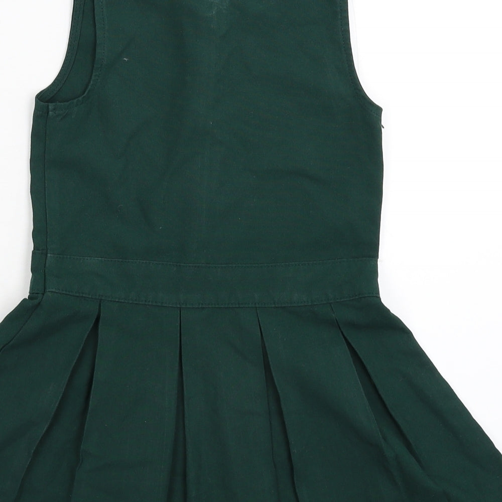 Debenhams Girls Green Fit & Flare Size 4 Years