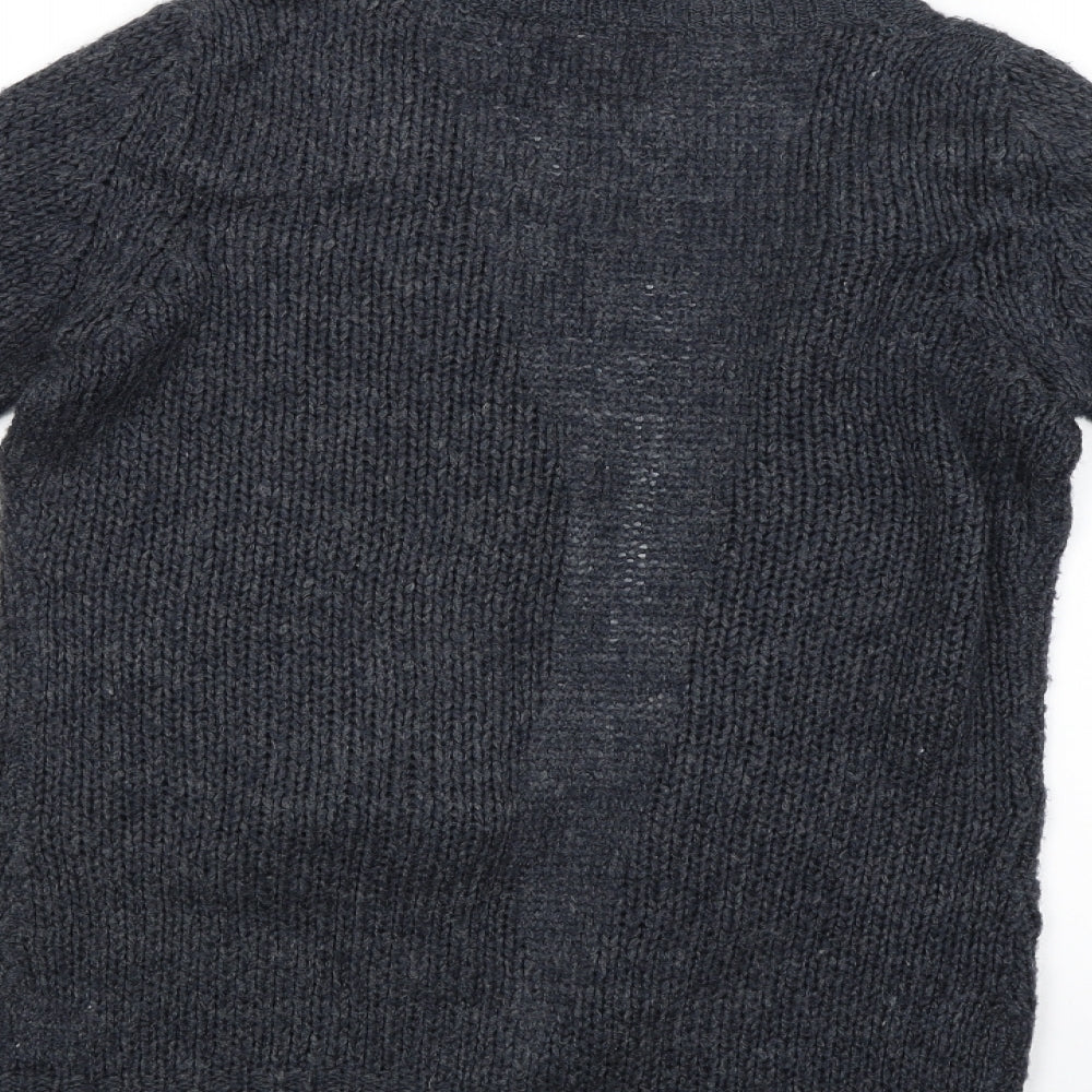 miss flori Womens Grey Cardigan Jumper Size 10