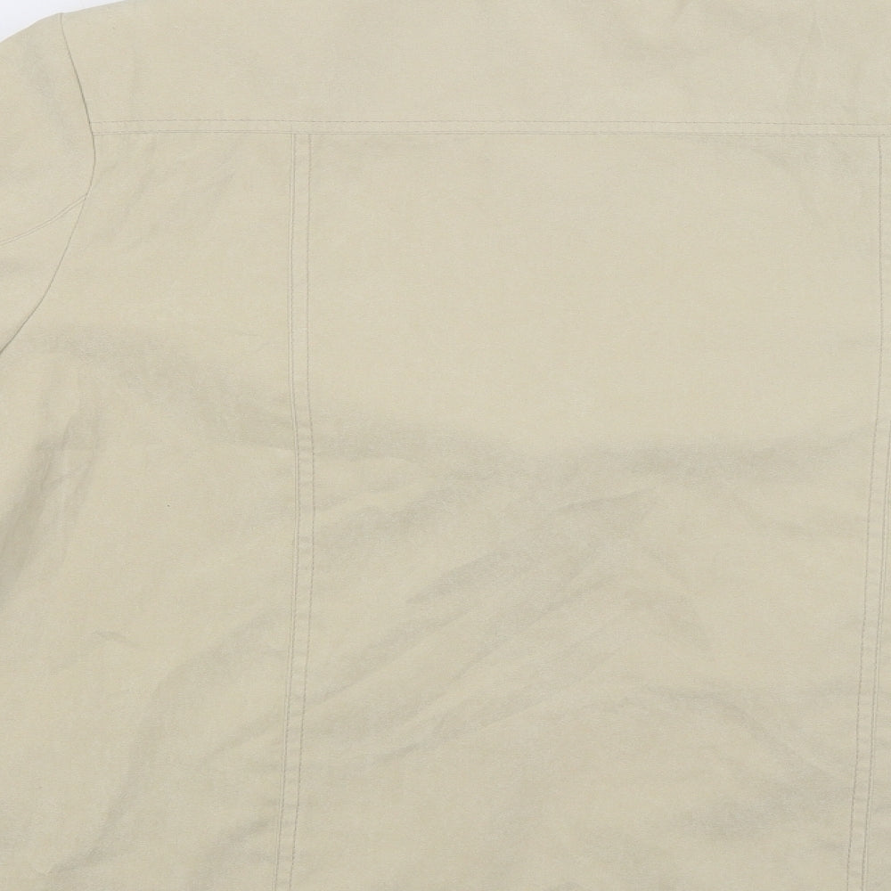 EWM Womens Beige Jacket Size 16