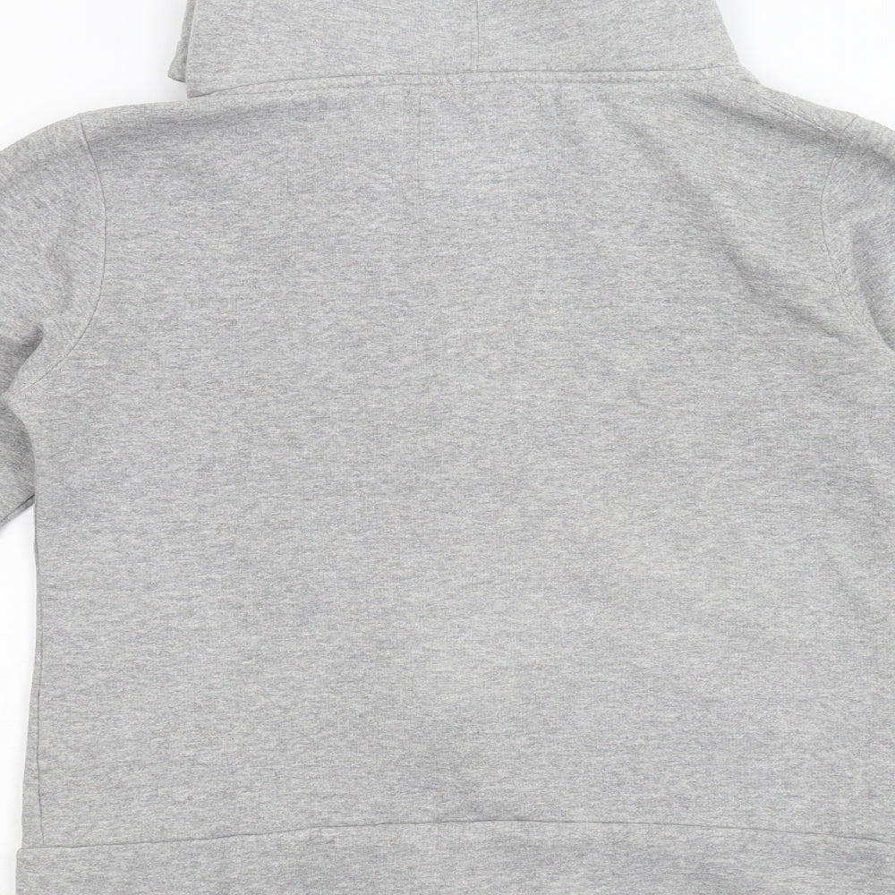 Urban Diva Womens Grey Full Zip Hoodie Size S