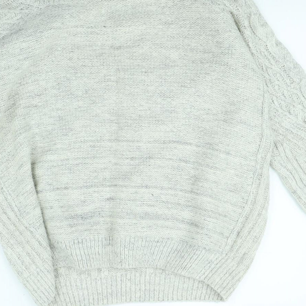 Papaya Womens Grey Pullover Jumper Size M