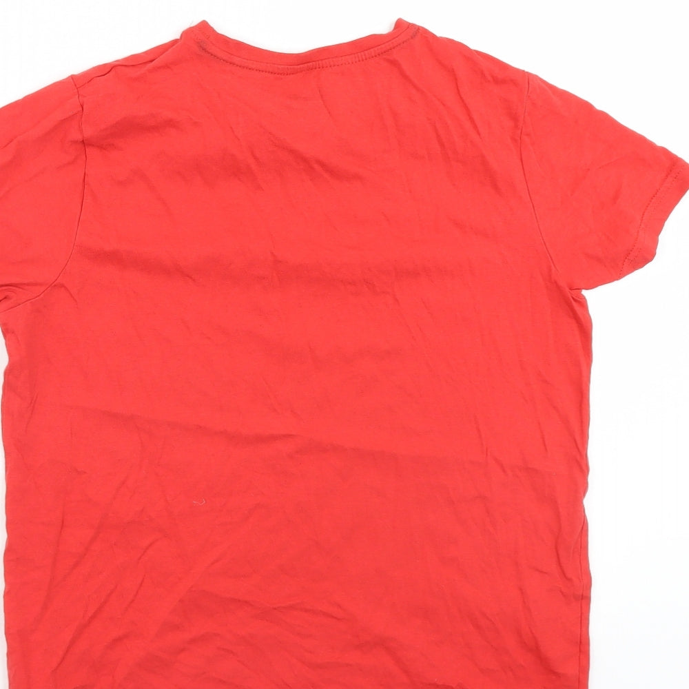 Rebel Boys Red Basic Polo Size 12-13 Years