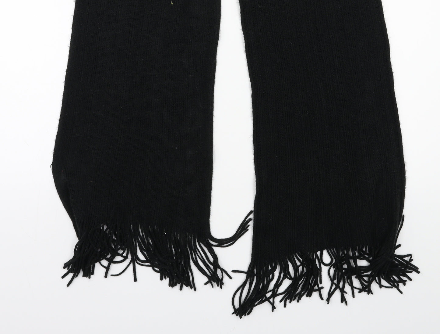 Preworn Mens Black Scarf One Size